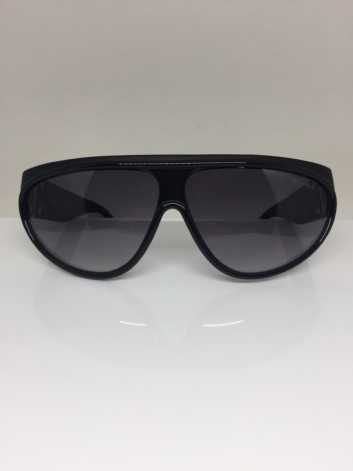 Vintage Saint Laurent 8761-2 Y 59 Black Sunglasses - Super Vision Optical