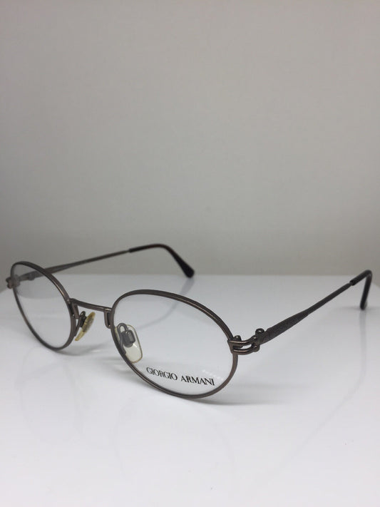 Vintage Giorgio Armani GA 244 Brown Eyeglasses - Super Vision Optical