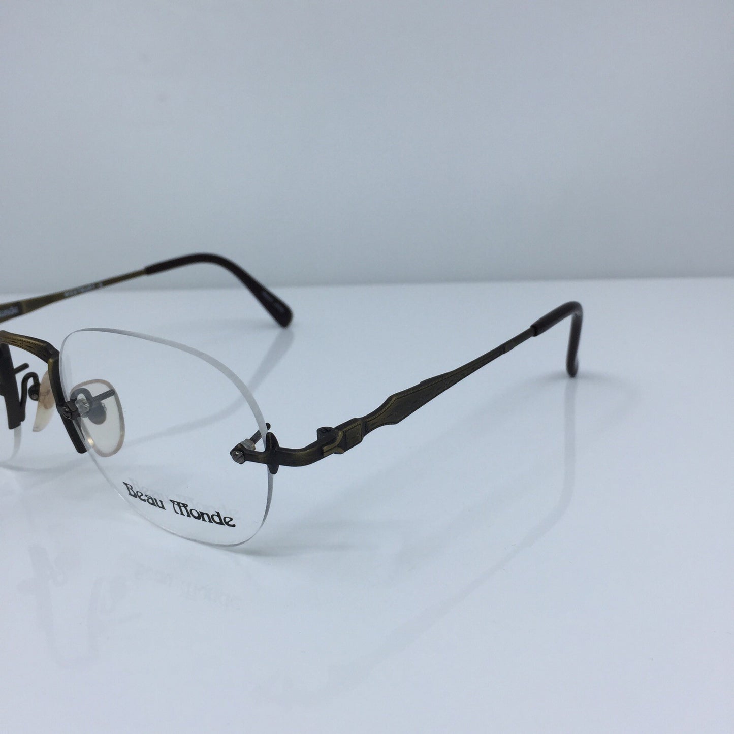 Vintage Beau Monde Collection Westbury Gold Eyeglasses - Super Vision Optical
