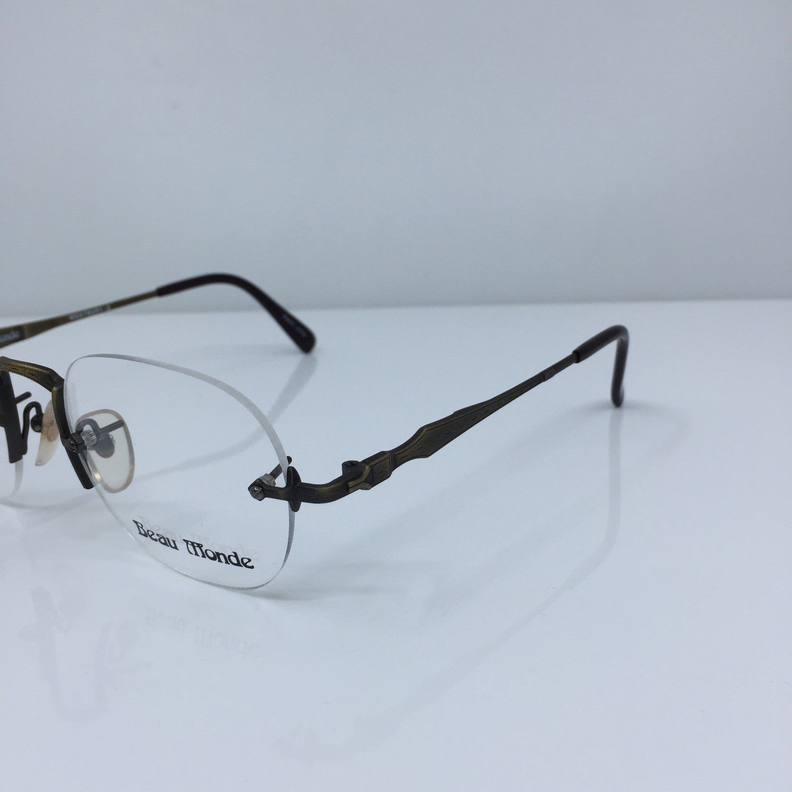 Vintage Beau Monde Collection Westbury Gold Eyeglasses - Super Vision Optical