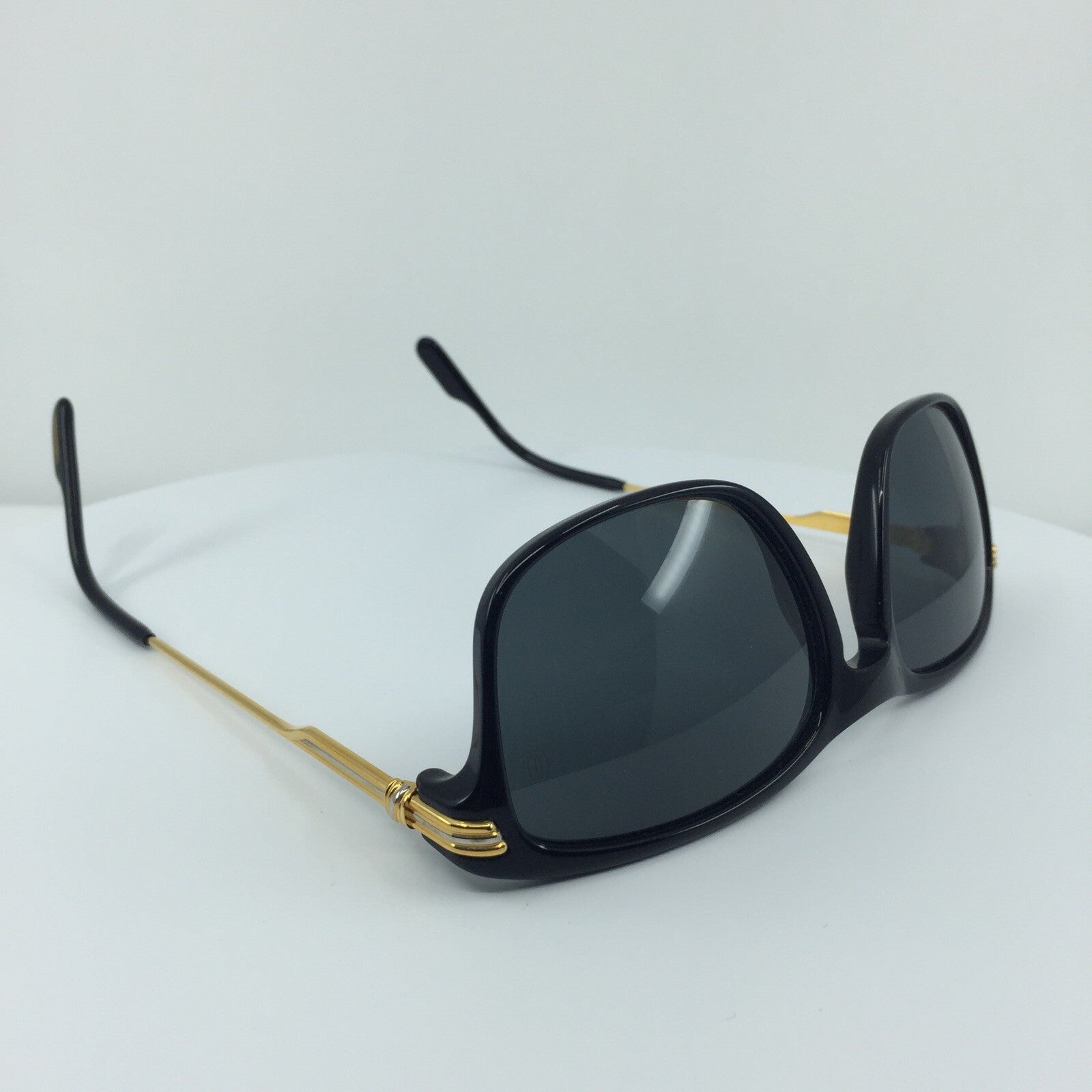 Vintage Cartier T8200189 Black Sunglasses - Super Vision Optical