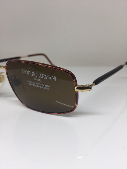 Vintage Giorgio Armani GA 637 Tortoise Sunglasses - Super Vision Optical