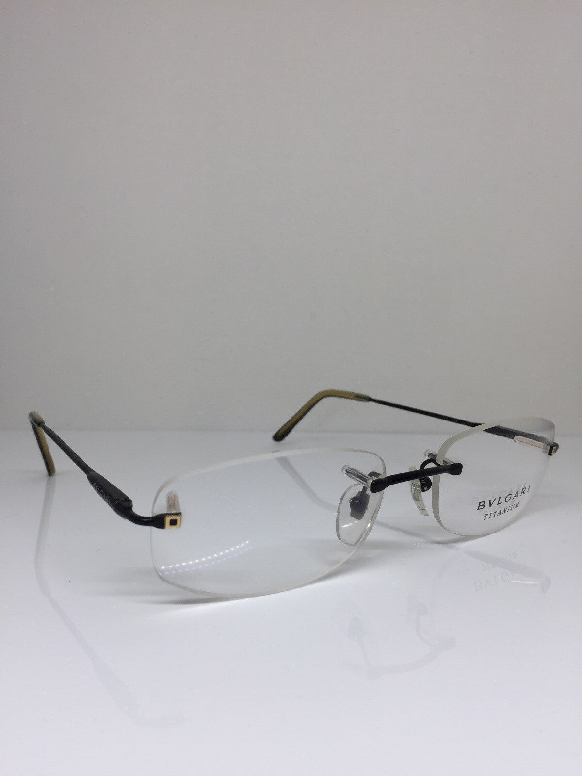 Vintage Bvlgari BVL 134-T Black Eyeglasses - Super Vision Optical