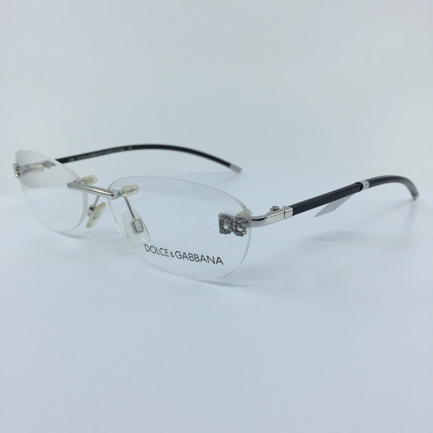 Vintage Dolce & Gabbana DG 671 Silver Eyeglasses - Super Vision Optical