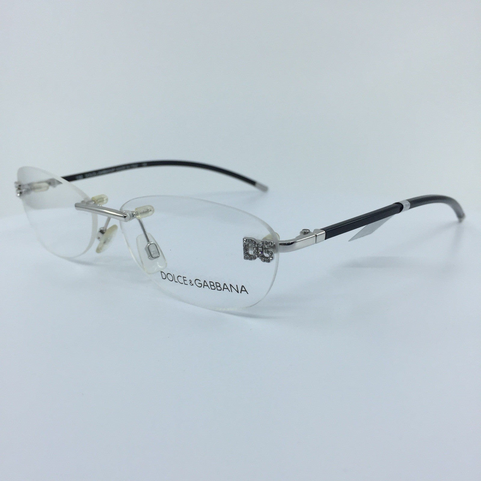 Vintage Dolce & Gabbana DG 671 Silver Eyeglasses - Super Vision Optical