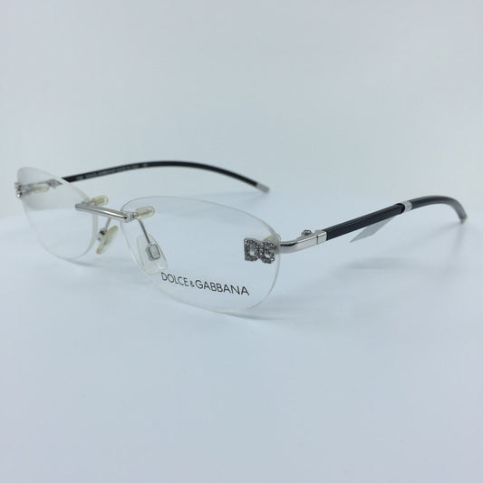 Vintage Dolce & Gabbana DG 671 Silver Eyeglasses - Super Vision Optical
