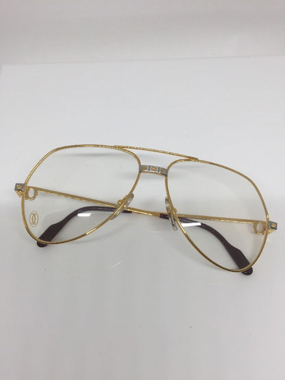 Vintage Cartier Cartier Vendome Santos Gold Sunglasses - Super Vision Optical