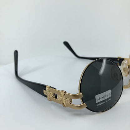 Vintage Saint Laurent YSL 6042 Gold Sunglasses - Super Vision Optical