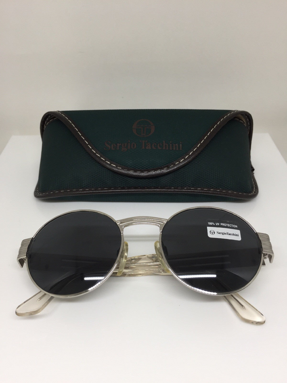 Vintage Sergio Tacchini ST 1036-S Silver Sunglasses - Super Vision Optical