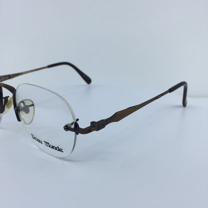 Vintage Beau Monde Collection Westbury Brown Eyeglasses - Super Vision Optical