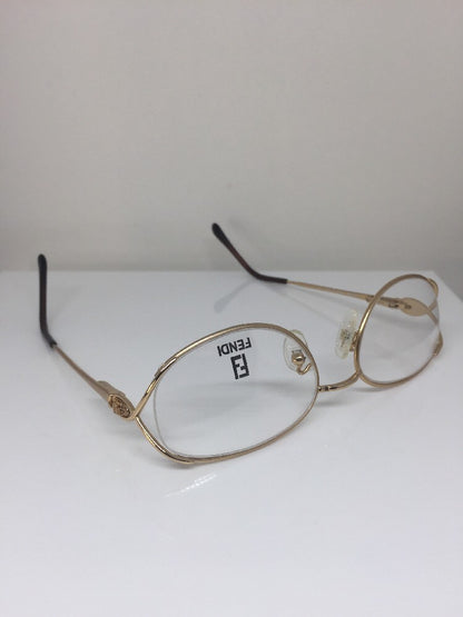 Vintage Fendi F82 GOLDEN GLIMMER Gold Sunglasses - Super Vision Optical