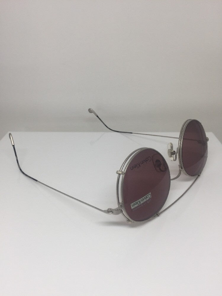 Vintage Calvin Klein CK 114 Silver Sunglasses - Super Vision Optical