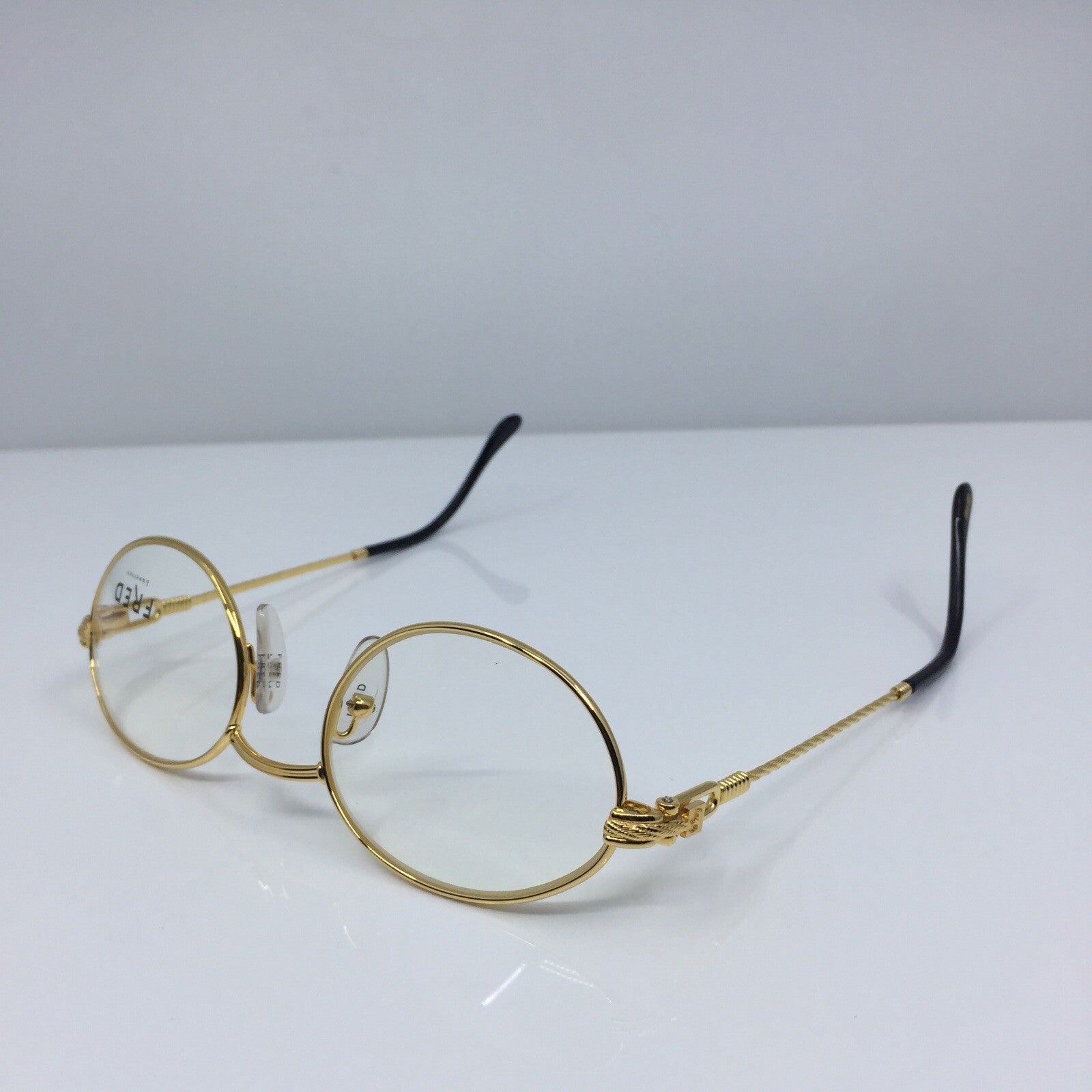 Vintage Fred Lunettes Ketch Gold Eyeglasses - Super Vision Optical