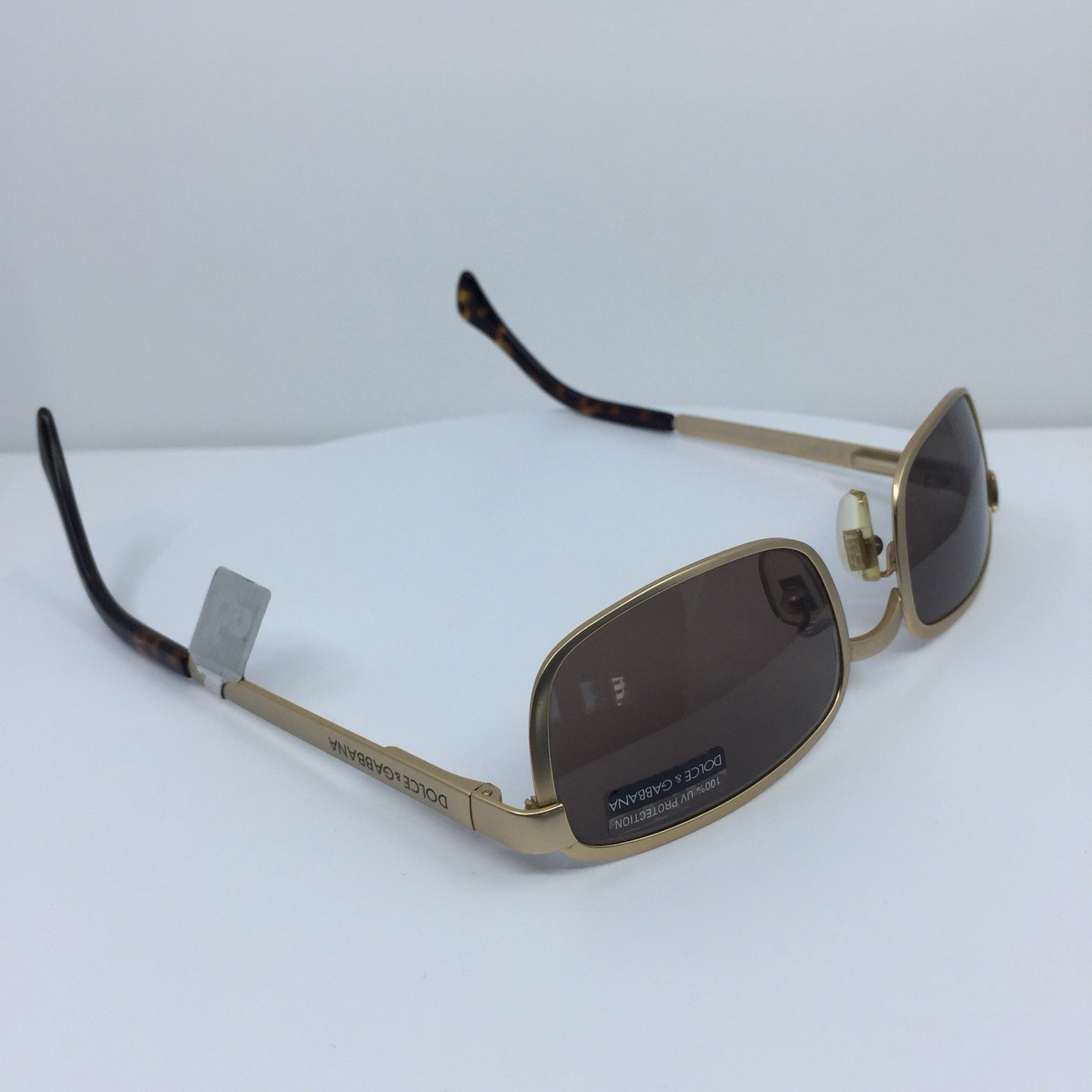 Vintage Dolce & Gabbana DG 320/S Gold Sunglasses - Super Vision Optical