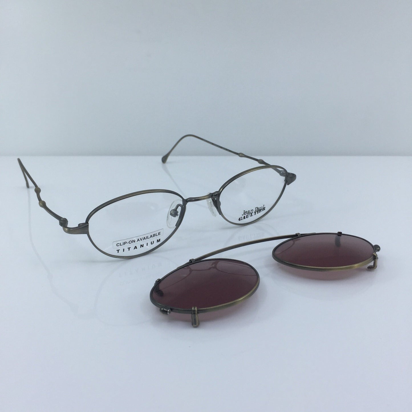 Vintage Jean Paul Gaultier JPG 55-0018 Gold Eyeglasses - Super Vision Optical