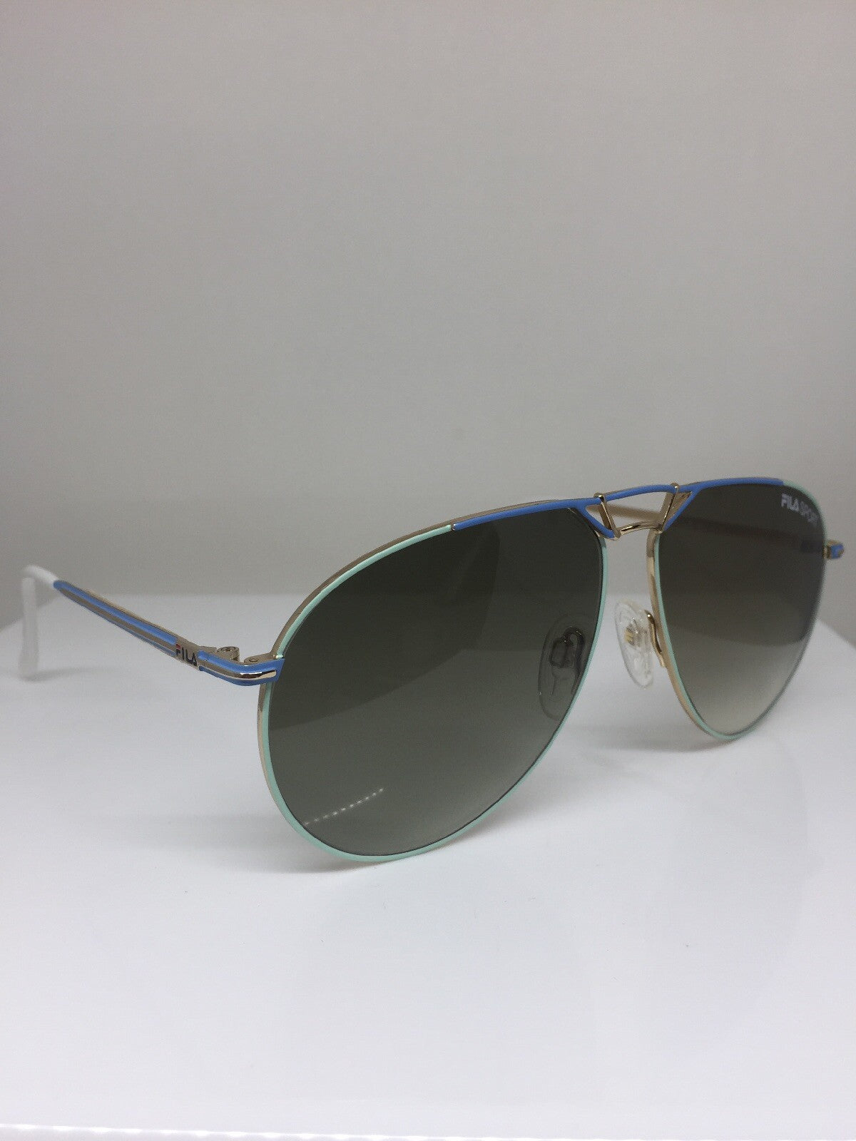 Vintage Fila Sport FILA 8802 Blue Sunglasses - Super Vision Optical