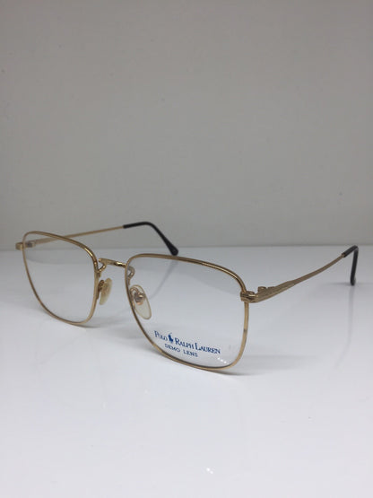 Vintage Polo Ralph Lauren Polo Classic XV Gold Eyeglasses - Super Vision Optical