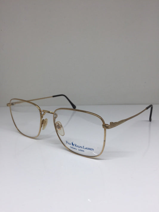 Vintage Polo Ralph Lauren Polo Classic XV Gold Eyeglasses - Super Vision Optical