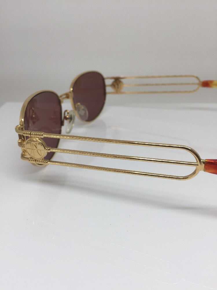 Vintage Jean Paul Gaultier JPG 58-5108 Gold Sunglasses - Super Vision Optical