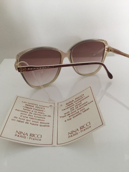 Vintage Nina Ricci Nina Ricci 1029-60 Gold Sunglasses - Super Vision Optical
