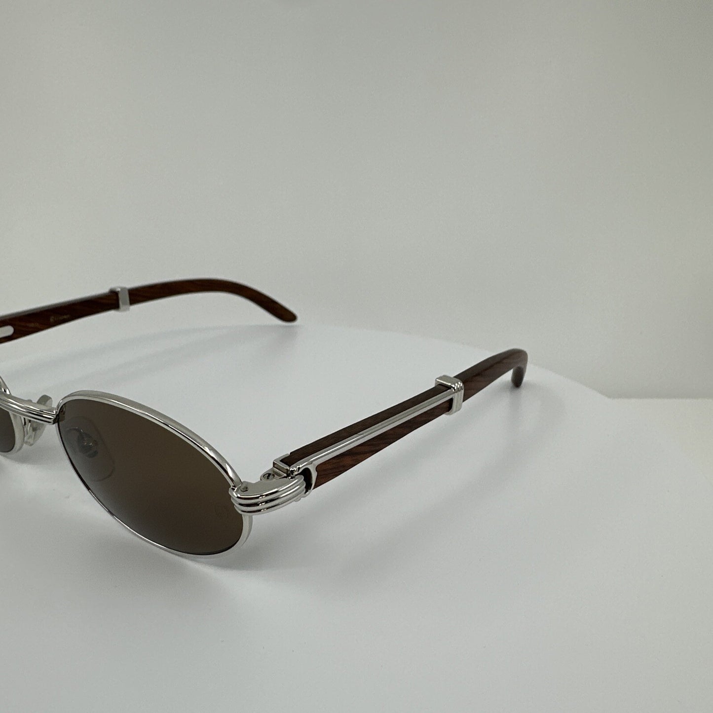 Vintage Cartier Cartier Sully Silver Sunglasses - Super Vision Optical