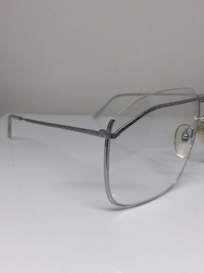 Vintage Saint Laurent YSL 383 Silver Sunglasses - Super Vision Optical