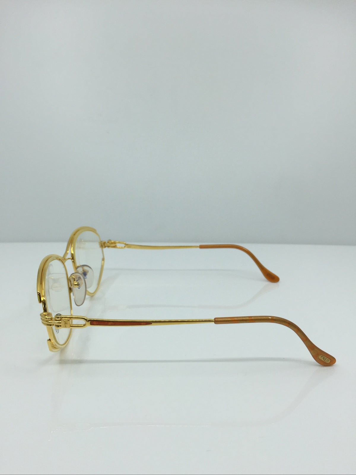 Vintage FRED Lunettes Paris Joyau Gold Eyeglasses - Super Vision Optical