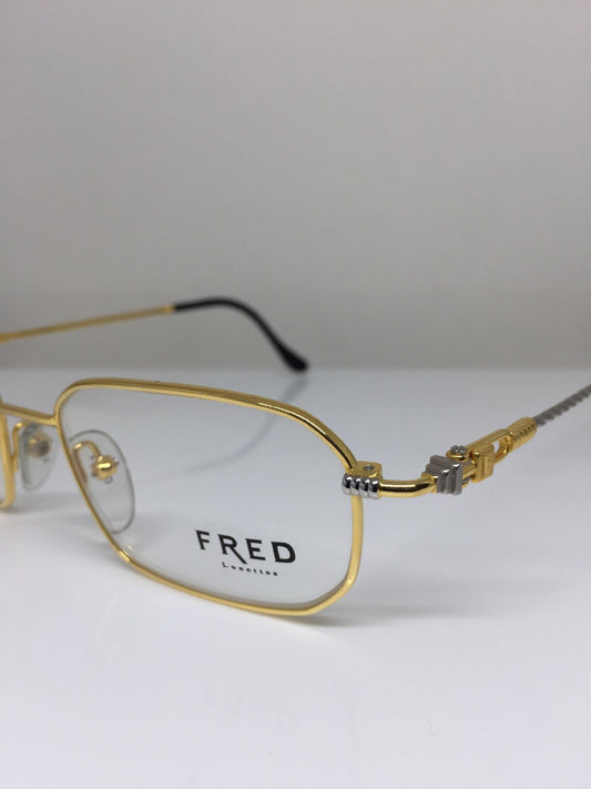 Vintage Fred Lunettes Jersey Gold Eyeglasses - Super Vision Optical