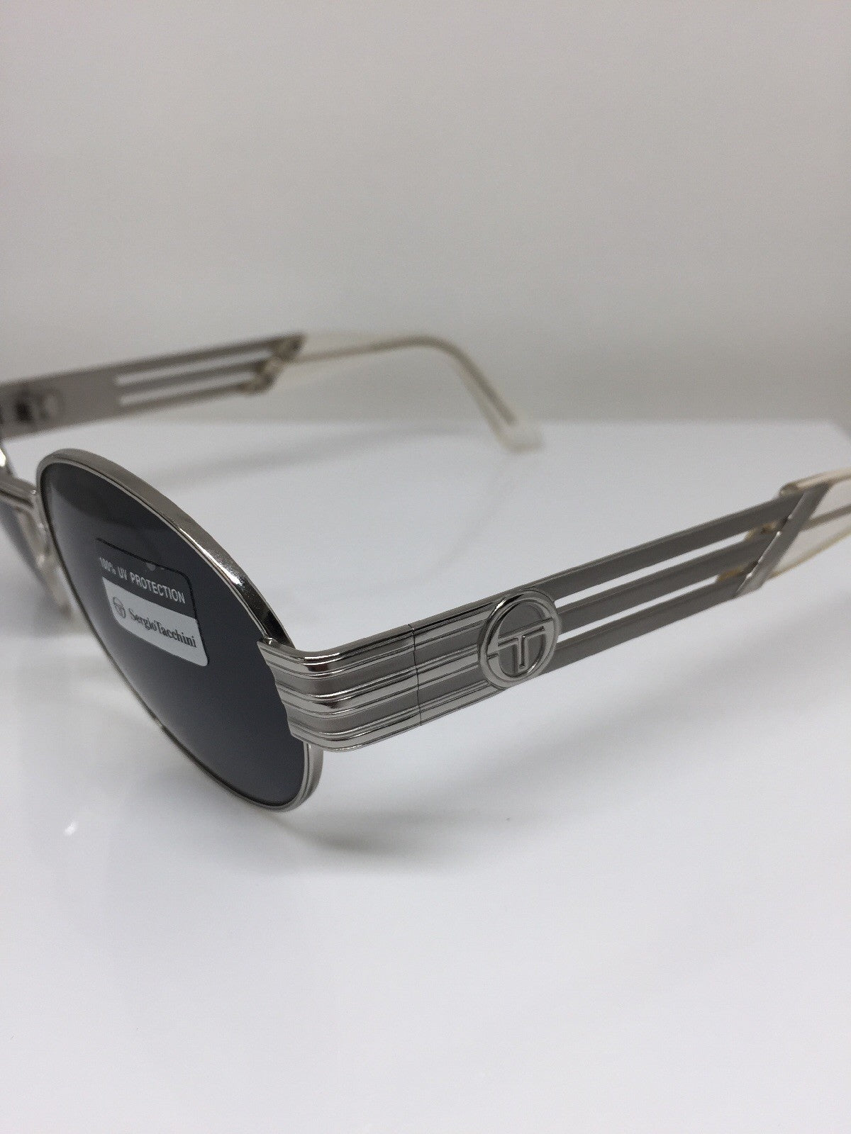 Vintage Sergio Tacchini ST 1036-S Silver Sunglasses - Super Vision Optical