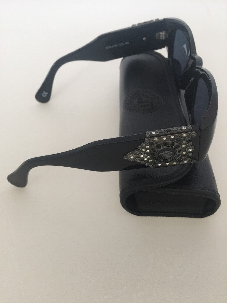 Vintage Versace 413/H Black Sunglasses - Super Vision Optical