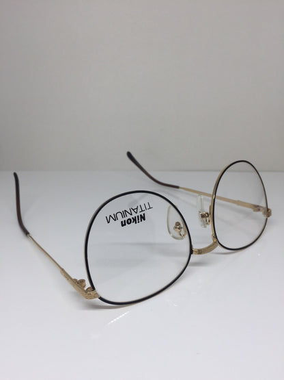 Vintage Nikon NK 4317 Gold Eyeglasses - Super Vision Optical