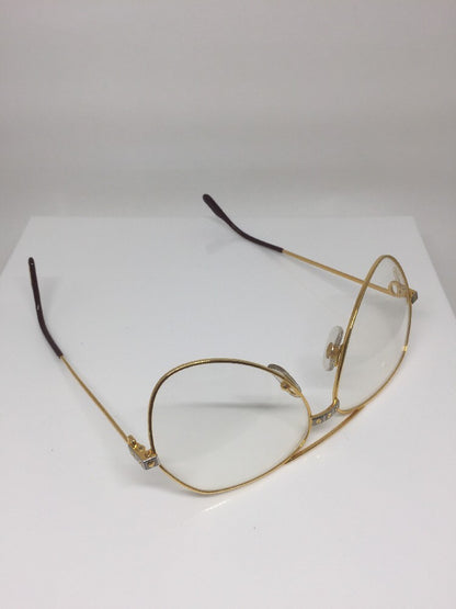 Vintage Cartier Cartier Vendome Santos Gold Sunglasses - Super Vision Optical
