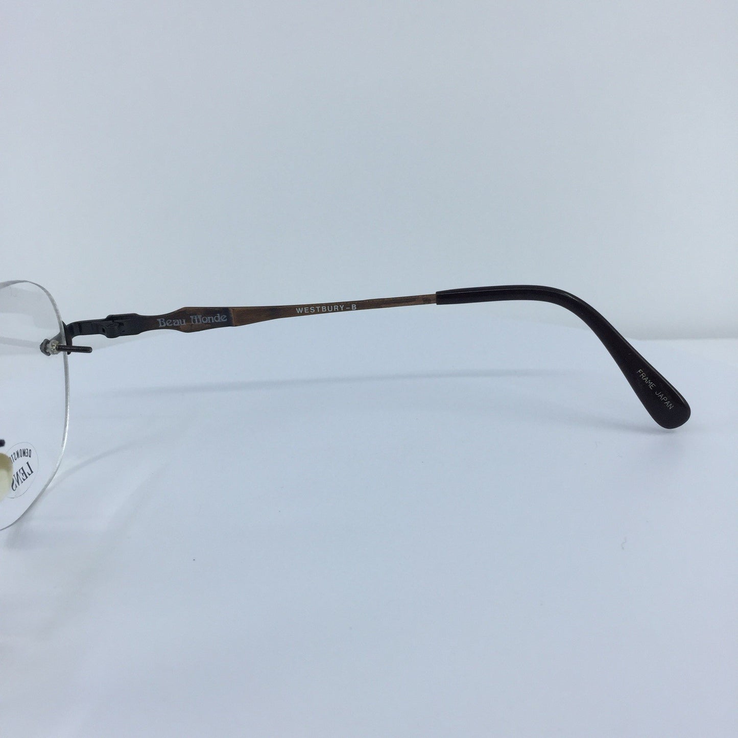 Vintage Beau Monde Collection Westbury Brown Eyeglasses - Super Vision Optical