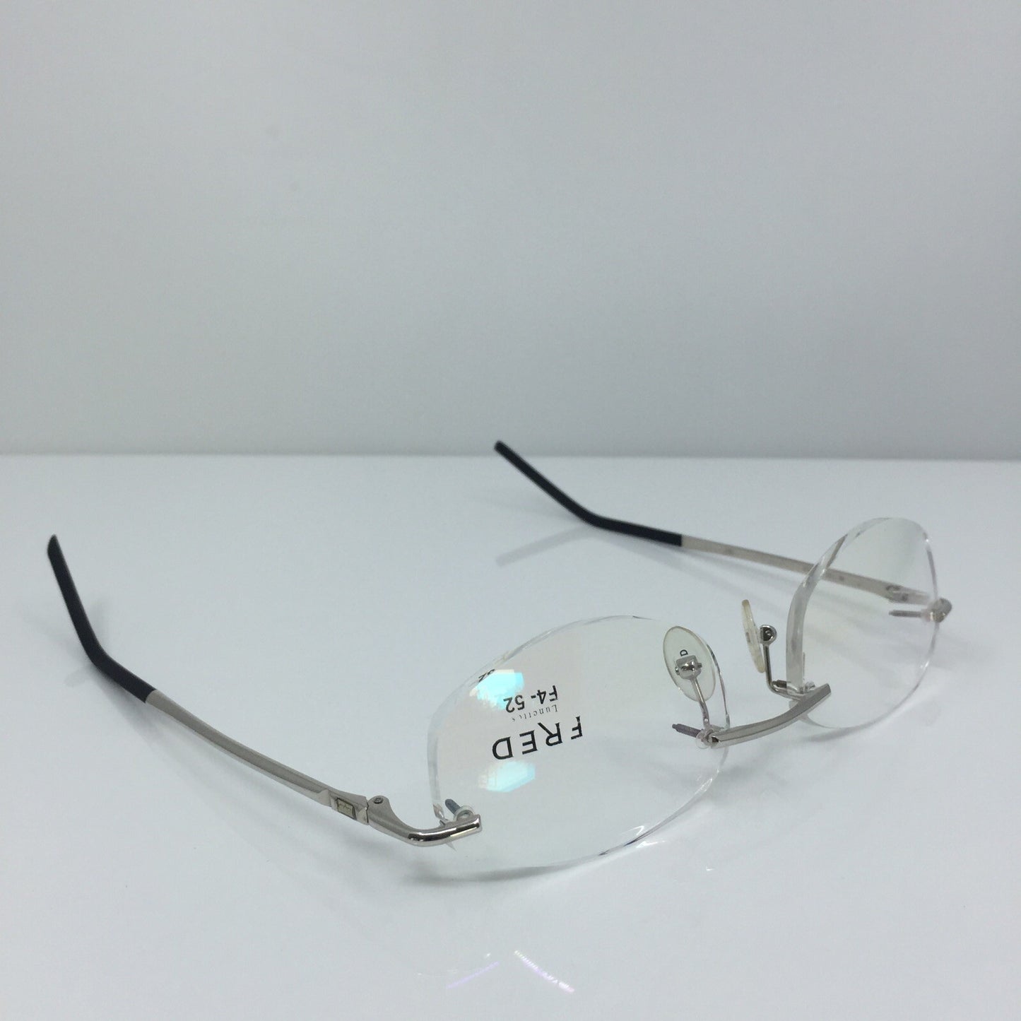Vintage Fred Lunettes CUT 008 F4 Silver Eyeglasses - Super Vision Optical