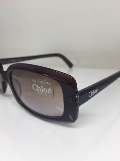 Vintage Chloé Chle 53 Sunglasses Purple Sunglasses - Super Vision Optical
