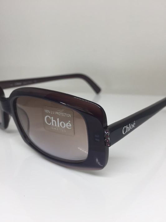 Vintage Chloé Chle 53 Sunglasses Purple Sunglasses - Super Vision Optical