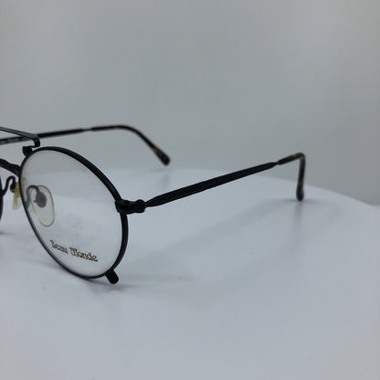 Vintage Beau Monde Collection Knightsbridge Black Eyeglasses - Super Vision Optical