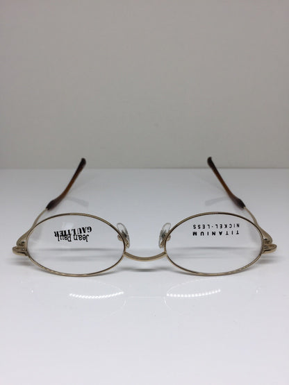 Vintage Jean Paul Gaultier JPG 55-0034 Gold Eyeglasses - Super Vision Optical