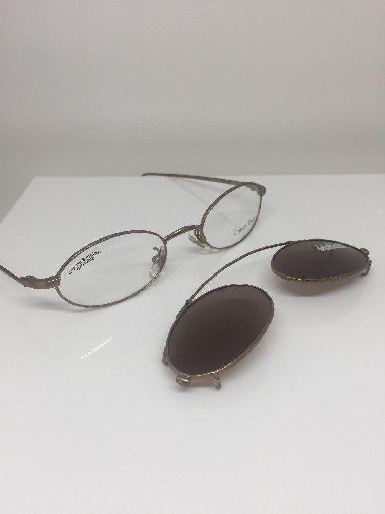 Vintage Calvin Klein CK 149 Gold Sunglasses - Super Vision Optical