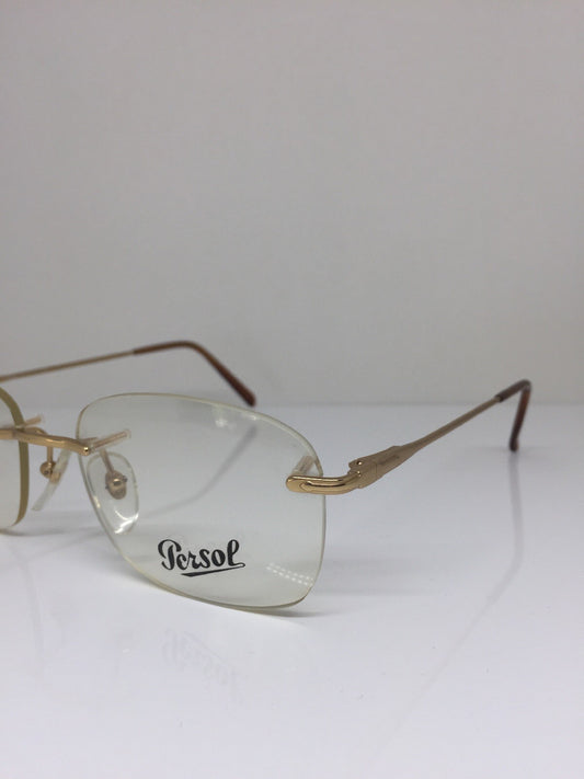 Vintage Persol 2106-V Gold Eyeglasses - Super Vision Optical