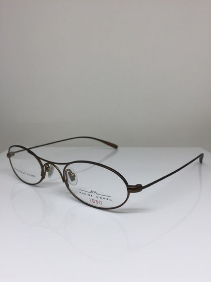Vintage Marius Morel 1880 M. 1716M Brown Eyeglasses - Super Vision Optical