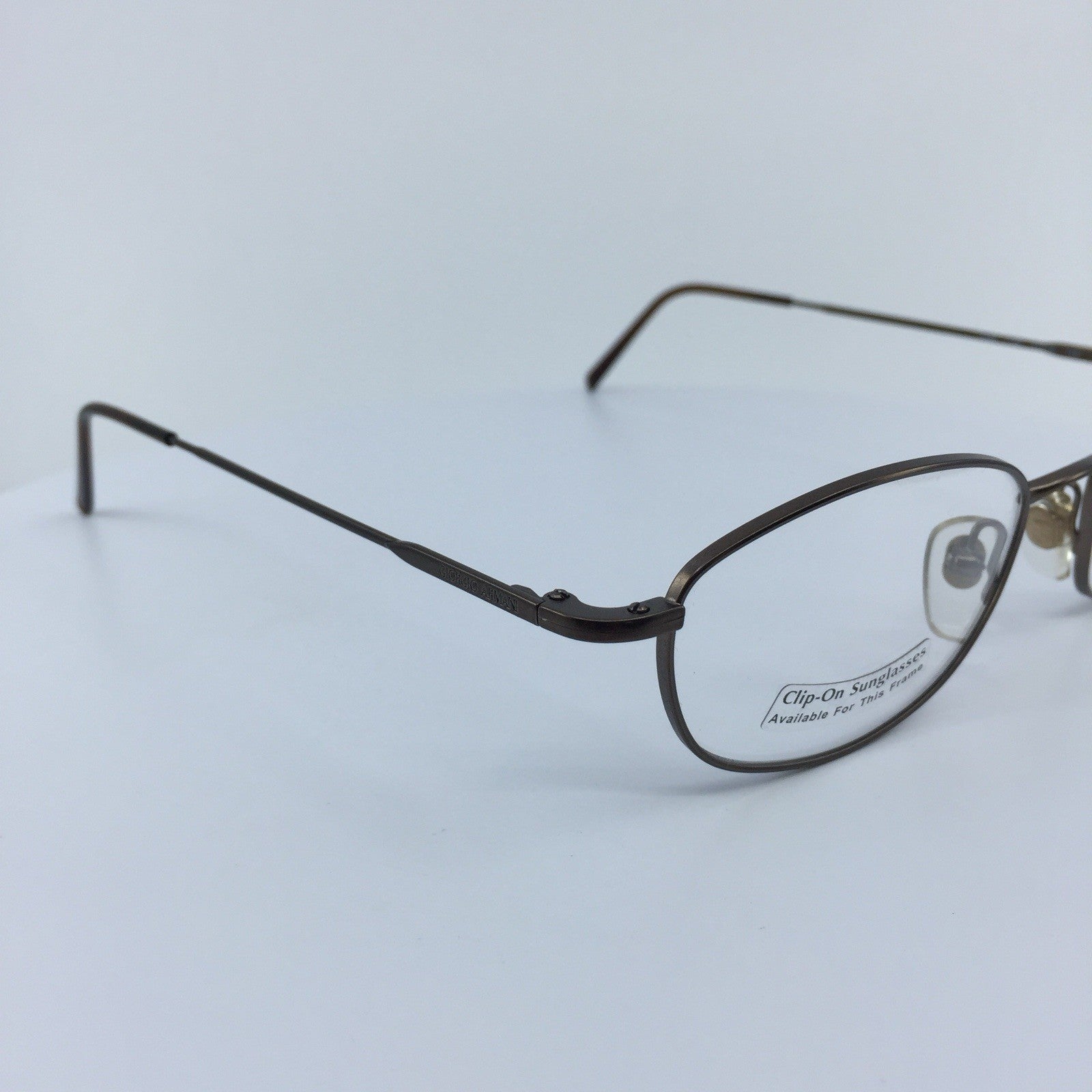 Vintage Giorgio Armani GA 1006 Brown Eyeglasses - Super Vision Optical