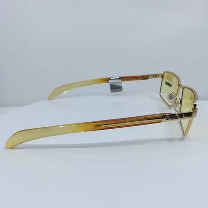 Vintage Dolce & Gabbana DG 2050 Gold Sunglasses - Super Vision Optical