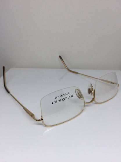 Vintage Bvlgari BVL 144-T Gold Eyeglasses - Super Vision Optical