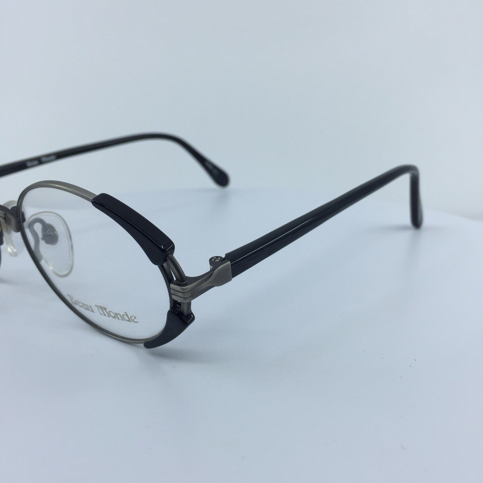 Vintage Beau Monde Collection Norwich Gunmetal Eyeglasses - Super Vision Optical