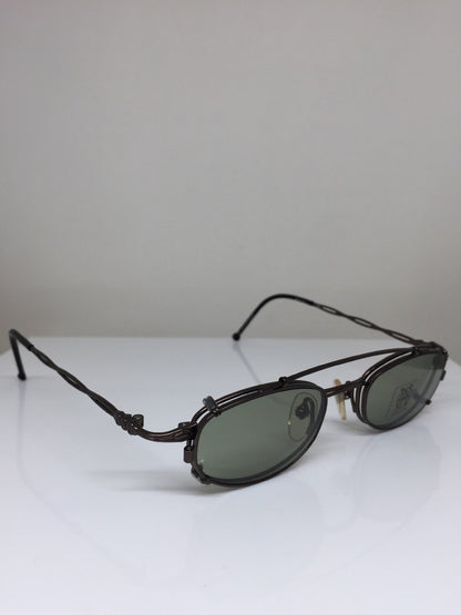 Vintage Jean Paul Gaultier JPG 57-0005 Brown Eyeglasses - Super Vision Optical