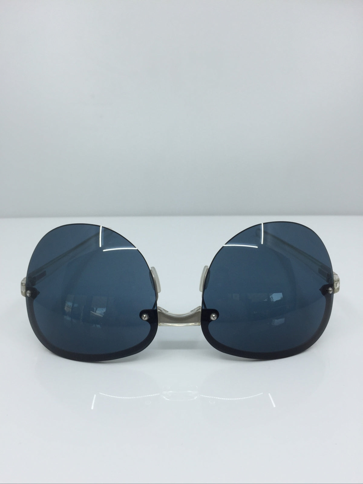 Vintage Prada SPR 12B Silver Sunglasses - Super Vision Optical