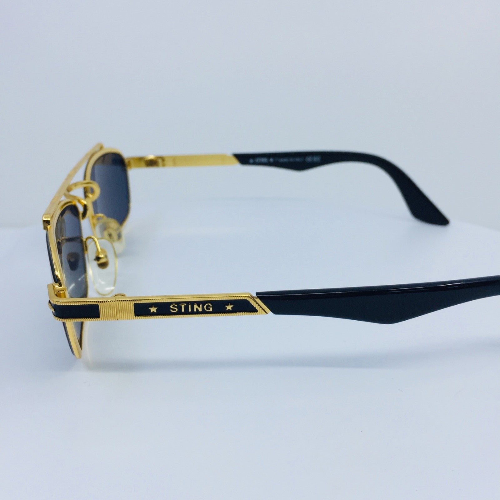 Vintage STING by Colors in Optics Mod. 652/Z Black Sunglasses - Super Vision Optical