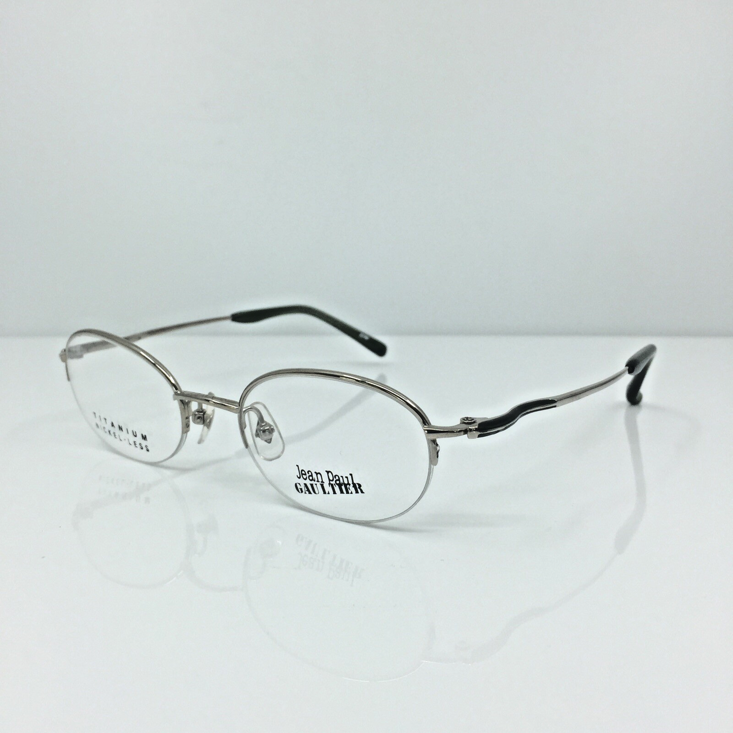 Vintage Jean Paul Gaultier JPG 55-0031 Silver Eyeglasses - Super Vision Optical
