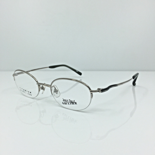 Vintage Jean Paul Gaultier JPG 55-0031 Silver Eyeglasses - Super Vision Optical